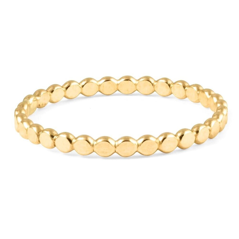 Dainty14k Gold Filled Rings For Women & Girls Thin Stacking Ring | Non-Tarnish S